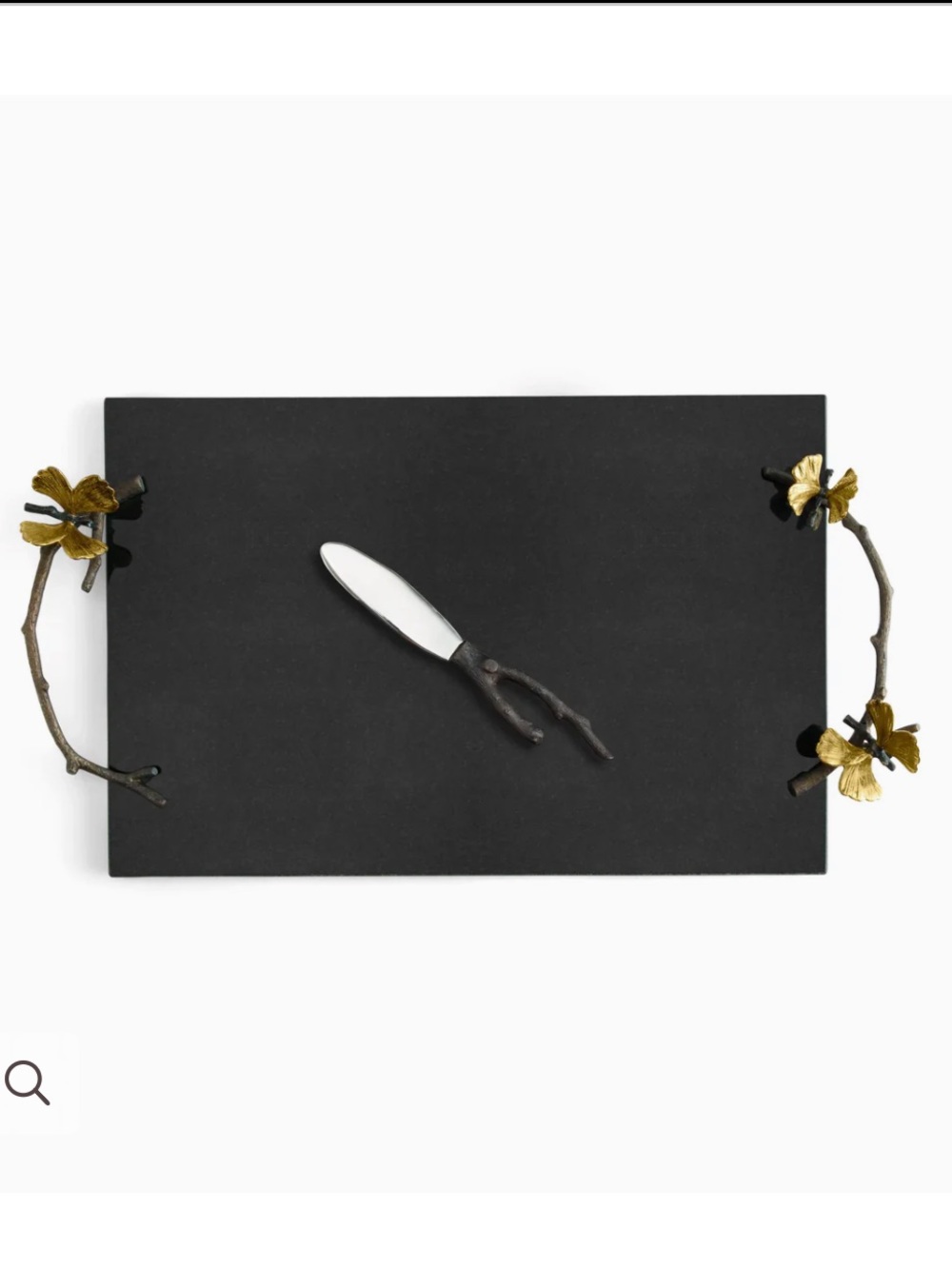 Michael Aram Butterfly Ginkgo Cheese Board with Knife